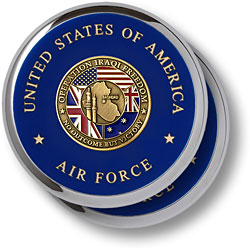 Custom US Air force challenge coins
